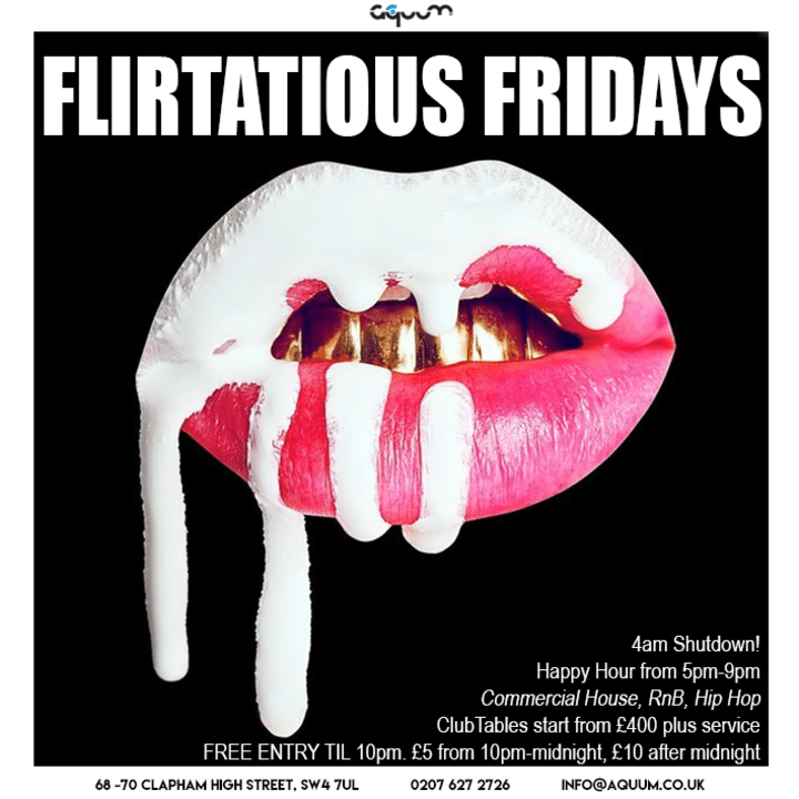 flirtatious Fri iclublondon