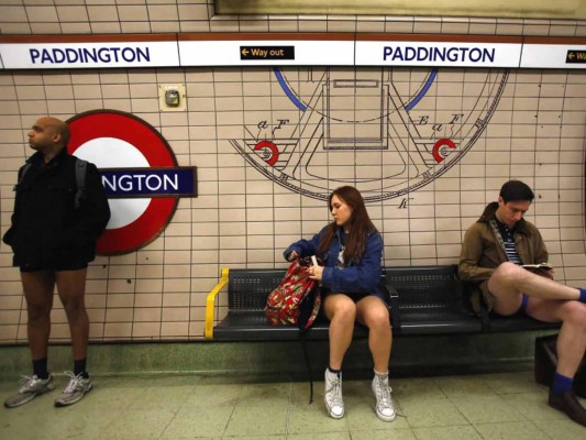 No trousers Tube ride 2016